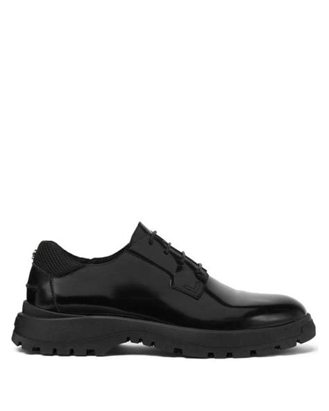 versace collection patent leather derby shoes|Men's Designer Derby Shoes .